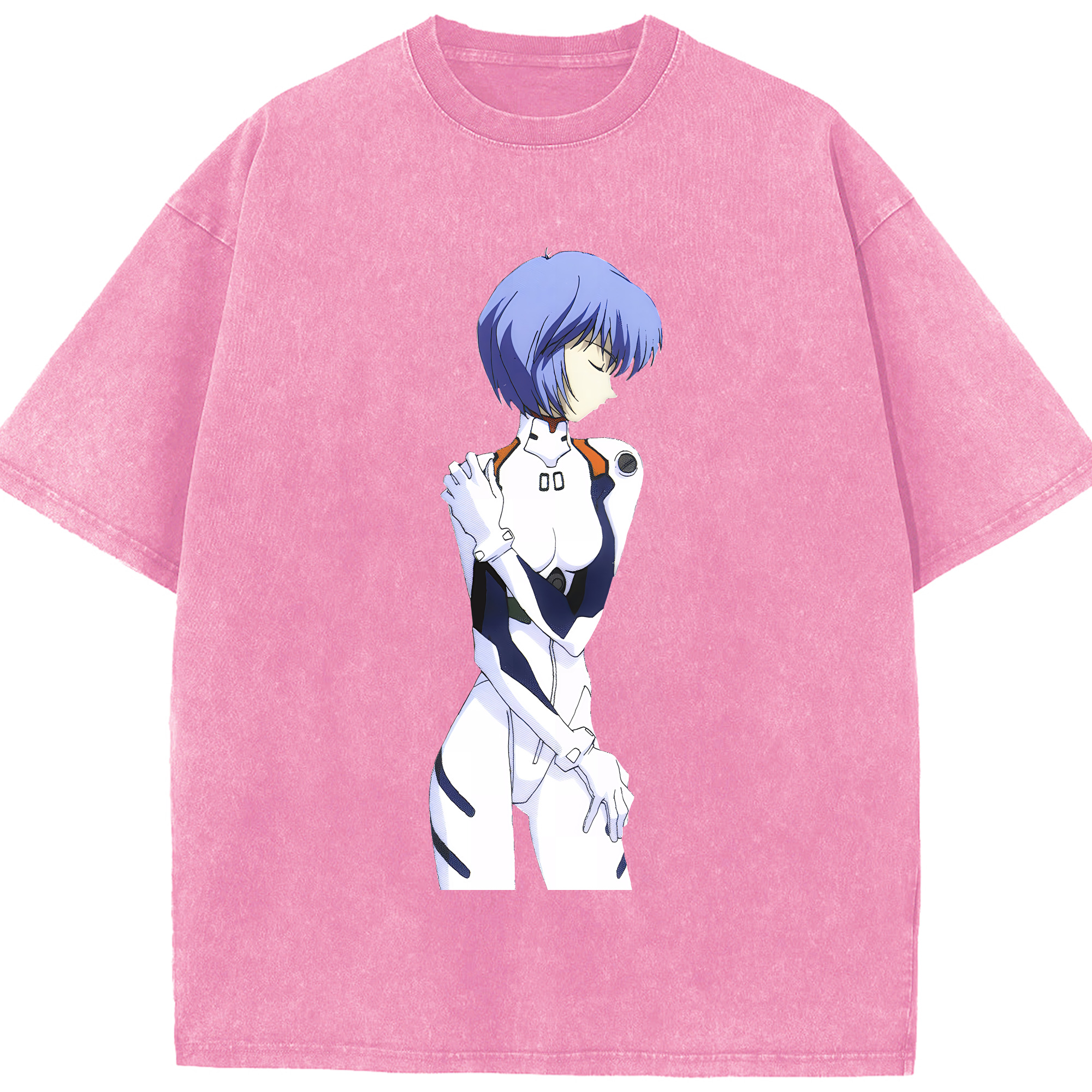 （画像用） EVA 新世紀エヴァンゲリオン 綿100% ヴィンテージ風 半袖Tシャツ（フロントプリント）